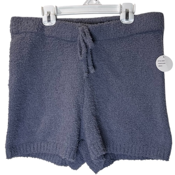 NWT Medium Kikit teddy tank top & shorts 2 piece pajama set  (color: Slate) - Picture 7 of 12